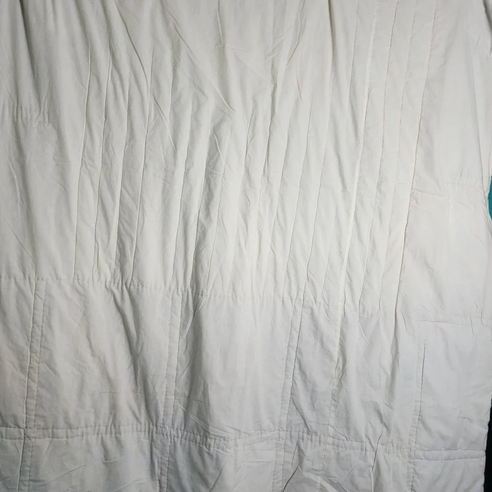 VTG Crown Crafts Western Cowboy Twin Comforter Blue Paisley Fringe Applique